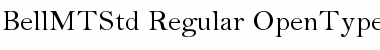 Bell MT Std Regular Font