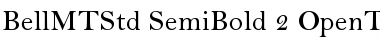 Bell MT Std Semibold Font