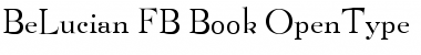 Download BeLucian FB Book Font