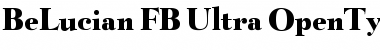 Download BeLucian FB Ultra Font