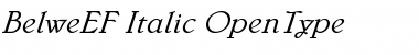 BelweEF-Italic Regular Font
