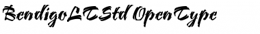 Bendigo LT Std Regular Font