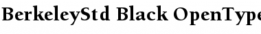 ITC Berkeley Oldstyle Std Black Font