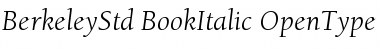 ITC Berkeley Oldstyle Std Book Italic Font