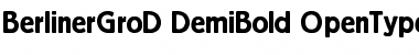 Download Berliner Grotesk D Font