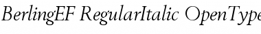 Download BerlingEF-RegularItalic Font