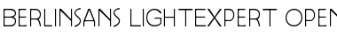 Berlinsans LightExpert Font