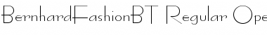 Bernhard Fashion Regular Font