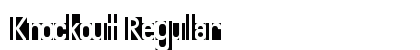 Knockout Regular Font