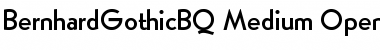 Bernhard Gothic BQ Regular Font