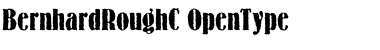 BernhardRoughC Regular Font