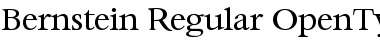 Download Bernstein-Regular Font