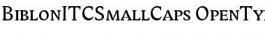 Biblon ITC SmallCaps Regular Font