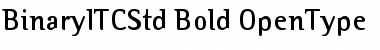 Download Binary ITC Std Font