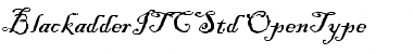 Download Blackadder ITC Std Font