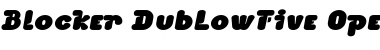 Blocker DubLowFive Font