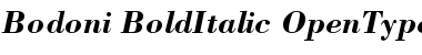 Bodoni Bold Italic Font