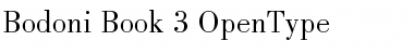 Bodoni Book Font