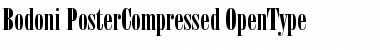 Bodoni Poster Compressed Font