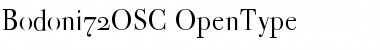 Bodoni72OSC Regular Font