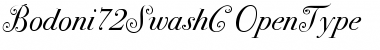 Bodoni72SwashC Regular Font