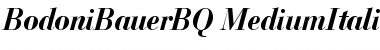 Bodoni Bauer BQ Regular Font