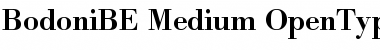 Bodoni BE Medium Font