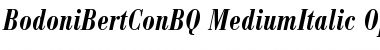 Bodoni Berthold Condensed BQ Regular Font