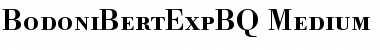 Bodoni Berthold Expert BQ Regular Font