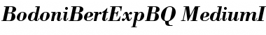 Bodoni Berthold Expert BQ Regular Font