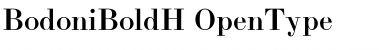 Bodoni BoldH Font