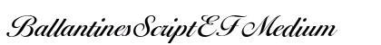 BallantinesScriptEF Medium Preview