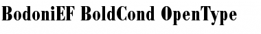 BodoniEF BoldCond Font