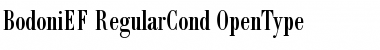 BodoniEF RegularCond Font