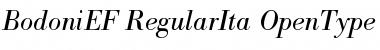 BodoniEF RegularIta Font