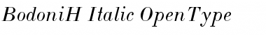 BodoniH-Italic Regular Font