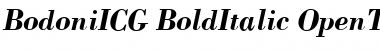 BodoniICG BoldItalic Font