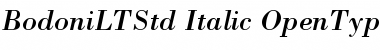 Download Bodoni LT Std Font