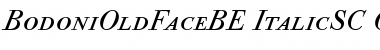 Bodoni Old Face BE ItalicSC Font Bodoni Old Face BE ItalicSC Font