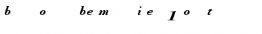 Bodoni Old Face BE Medium Italic Expert Font