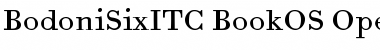 Bodoni Six ITC Book OS Font