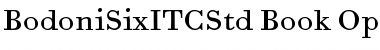 Download Bodoni Six ITC Std Font