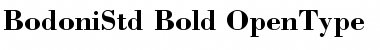 Download Bodoni Std Font