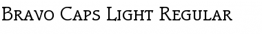 Download Bravo-Caps-Light Font