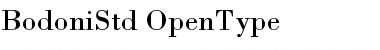 Bodoni Std Roman Font