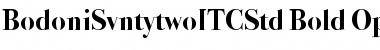 Download Bodoni Svntytwo ITC Std Font