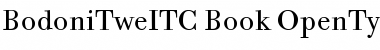 Download Bodoni Twelve ITC Font