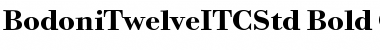 Download Bodoni Twelve ITC Std Font