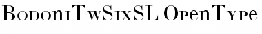 Download BodoniTwSixSL Font