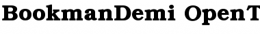 Bookman Demi Font